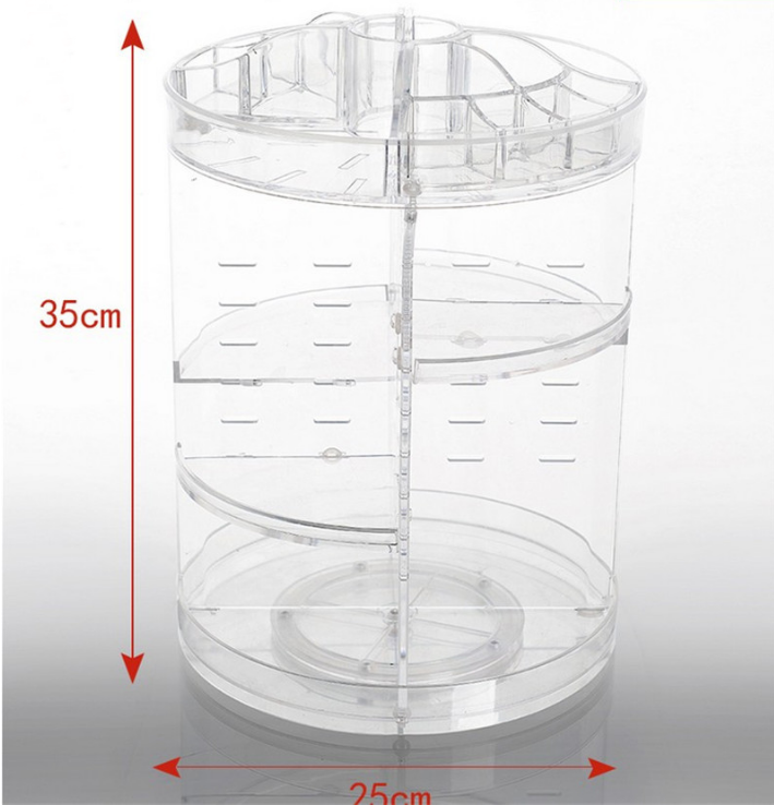 360° Rotatable Makeup Organizer