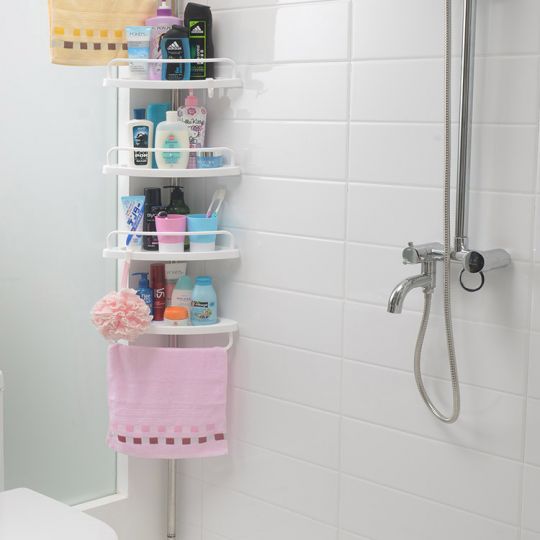 Adjustable Bathroom Corner Rack