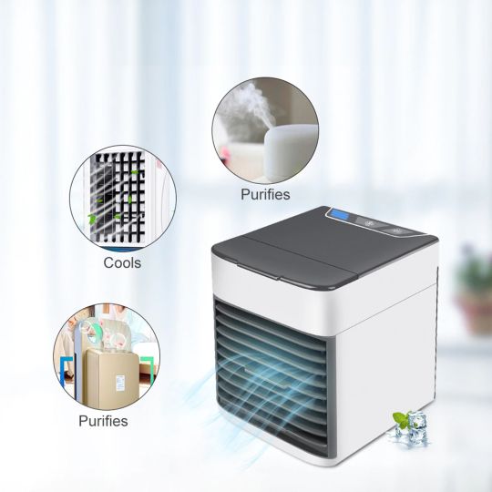 USB Wireless Portable Air Conditioner Mini Air Cooler Fan 500ml Ice Water