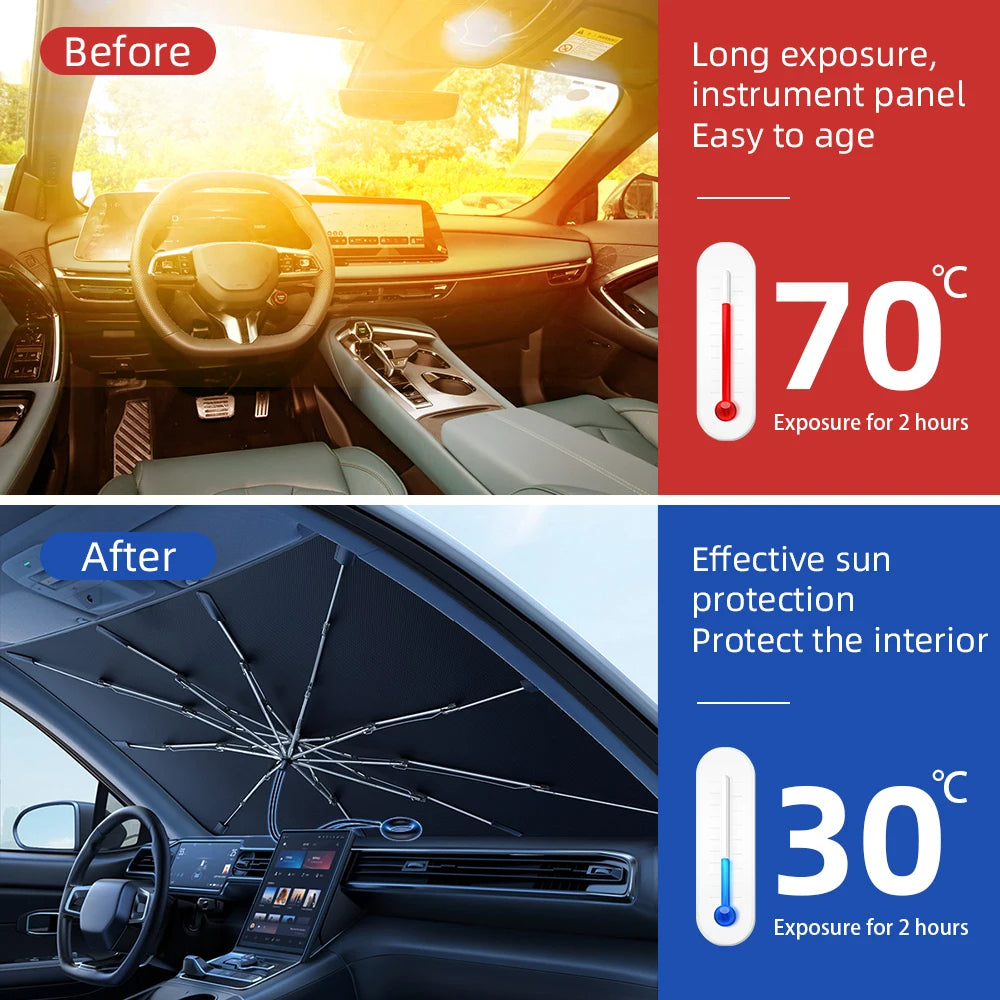 Car Windshield Sunshade Umbrella