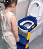 FOLDABLE POTTY TRAINING TOILET SEAT WITH STEP STOOL LADDER