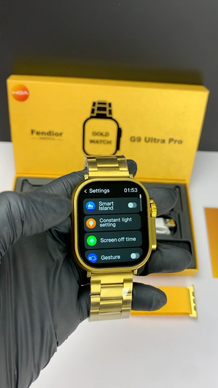 G9 Ultra Max Gold Smart Watch