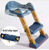 FOLDABLE POTTY TRAINING TOILET SEAT WITH STEP STOOL LADDER