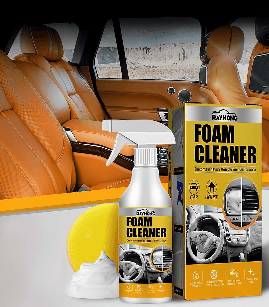 Multi-Purpose Foam Cleaner 650 ML G-5014