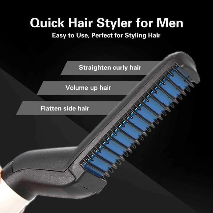 BEARD & HAIR STRAIGHTENER!