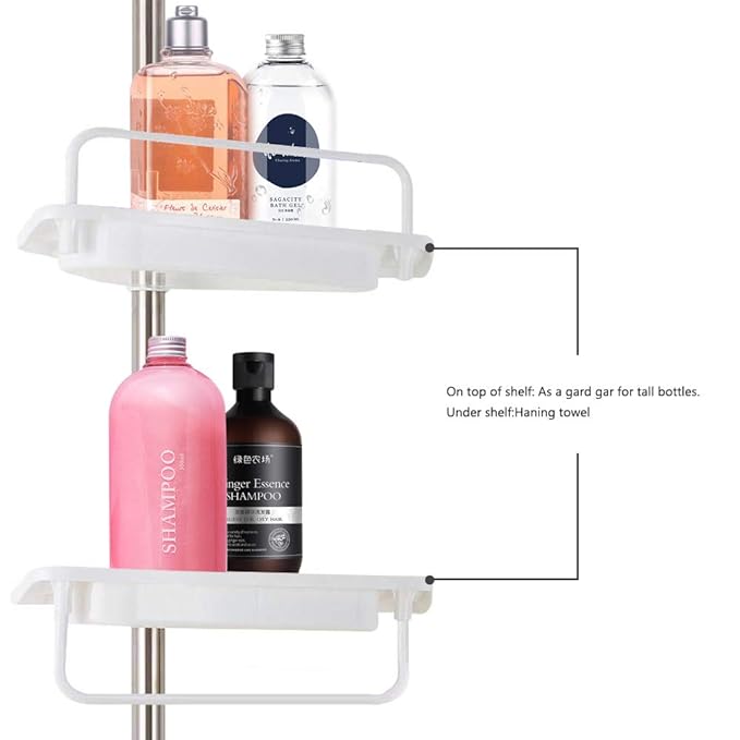 Adjustable Bathroom Corner Rack